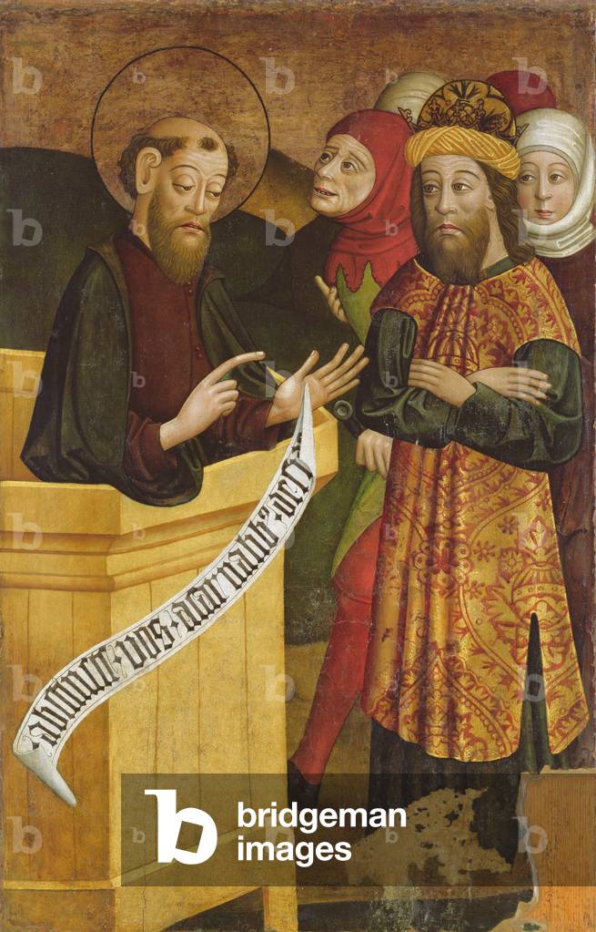 Panel of the former high altarpiece of the Church of Saint Peter and Saint Paul in Csíksomlyó, c.1480 (egg tempera on panel)