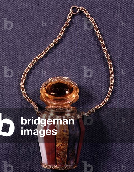 Vinaigrette, Scottish, c.1850 (multi-coloured agate)