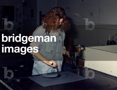 Processes of Lithographic Printing: Stage 1 - Drawing the Image (photo)
