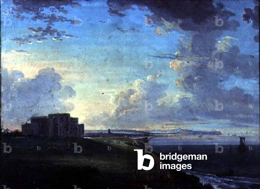 Highcliffe, near Christchurch, Dorset, the Seat of the Marquis of Bute, from the East