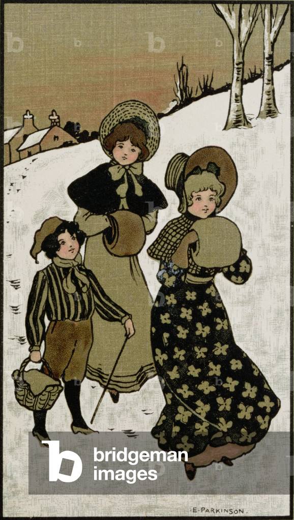 Image of Print depicting Going to Market, C20th century by Ethel Parkinson
