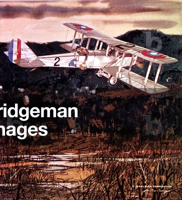 A.E.F. DH 4s supply U.S. Troops Stranded in the Argonne, 1918 (book illustration, 1959, Leach Corporation)