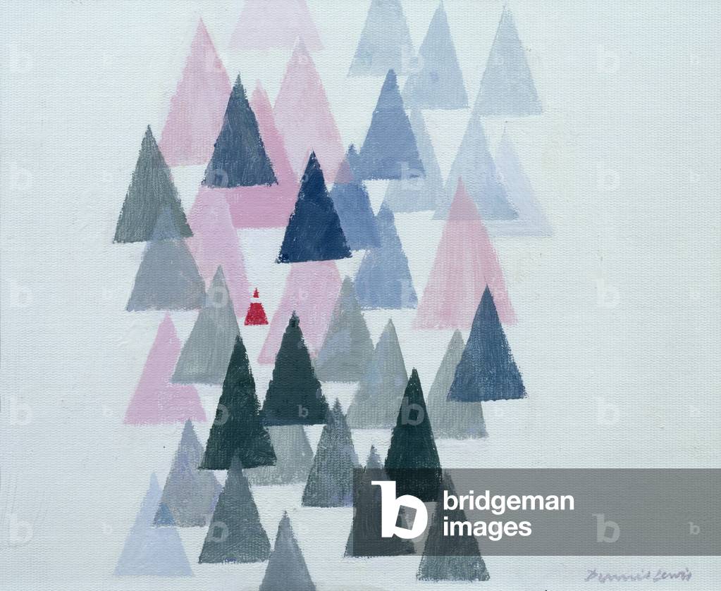 Christmas Morning (gouache on paper)
