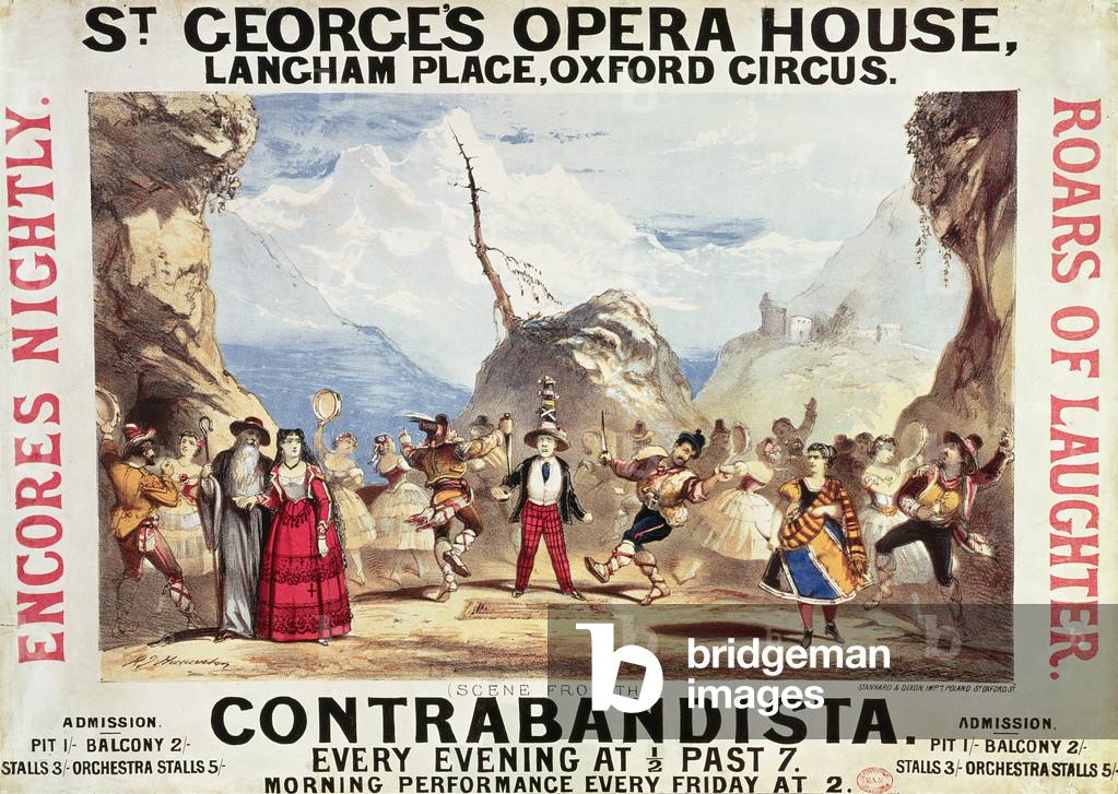 Poster pubblicitario Teatro dell'Opera di San Giorgio