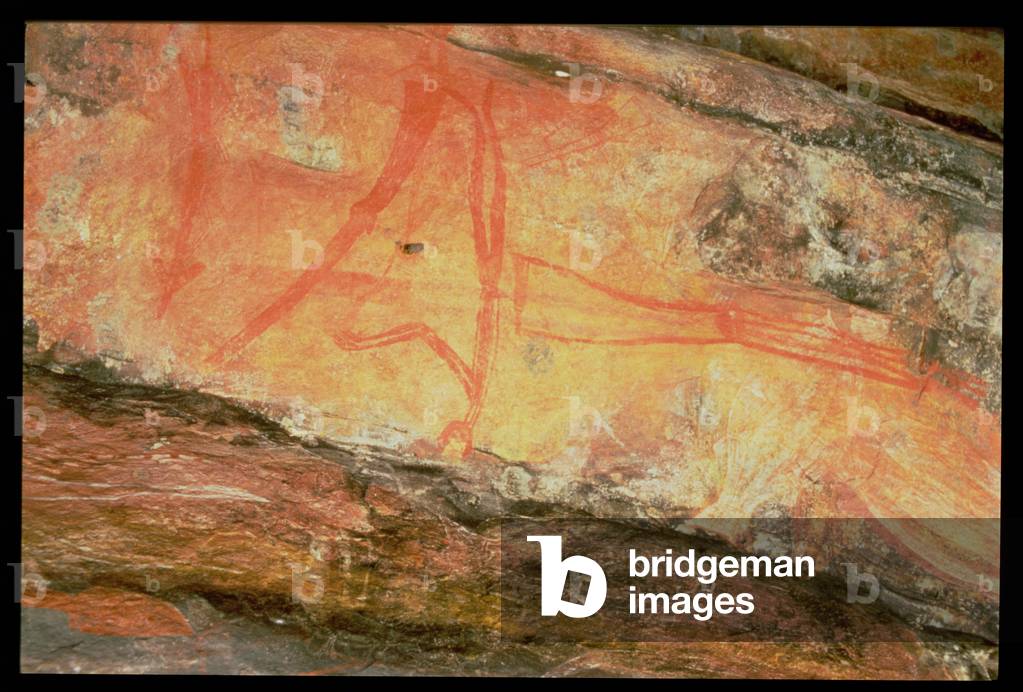 Ubirr rock art, 20th century (photo)