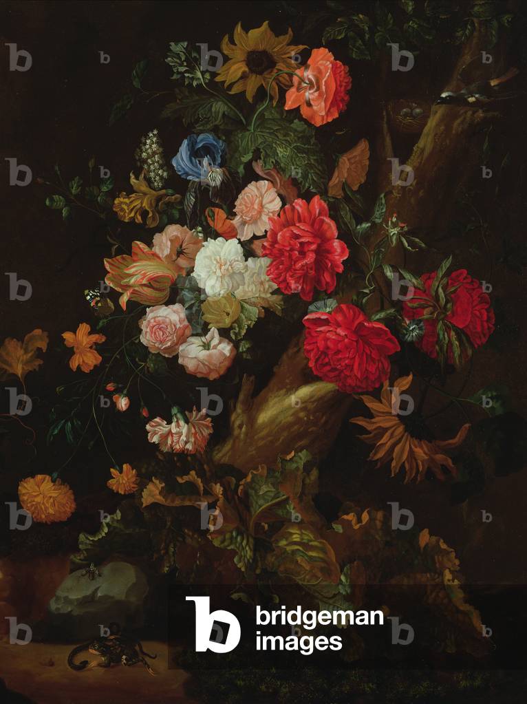 Still Life with Flowers by Ernst Stuven
