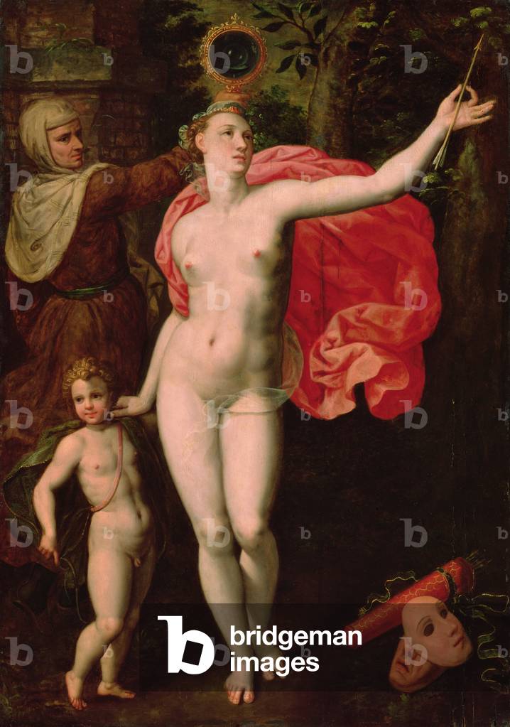 Venus und Amor, Allegorie der Wahrheit (Öl auf Holz)