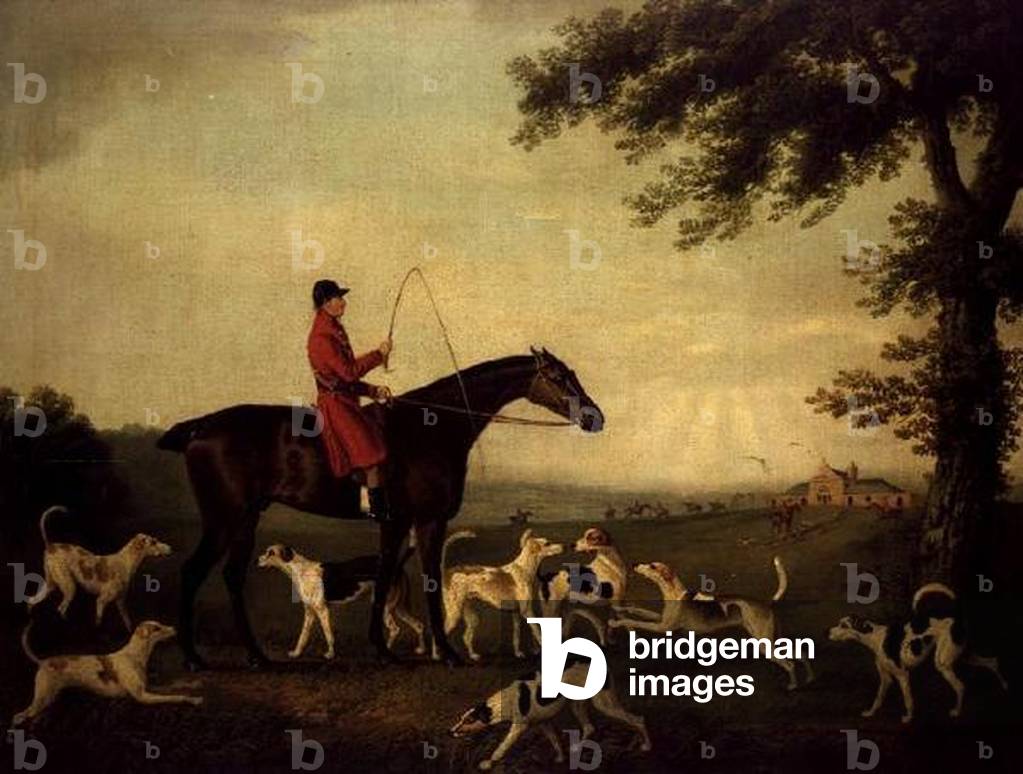 Huntsman with Hounds in a Landscape