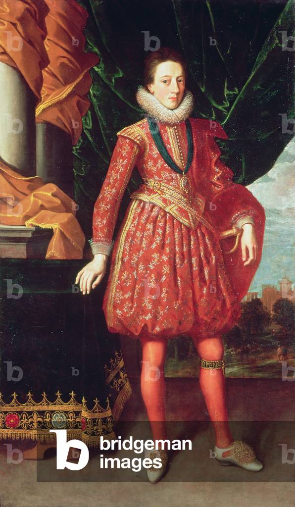 Ritratto di Carlo I (1600-49) c.1617-20 (olio su tela)