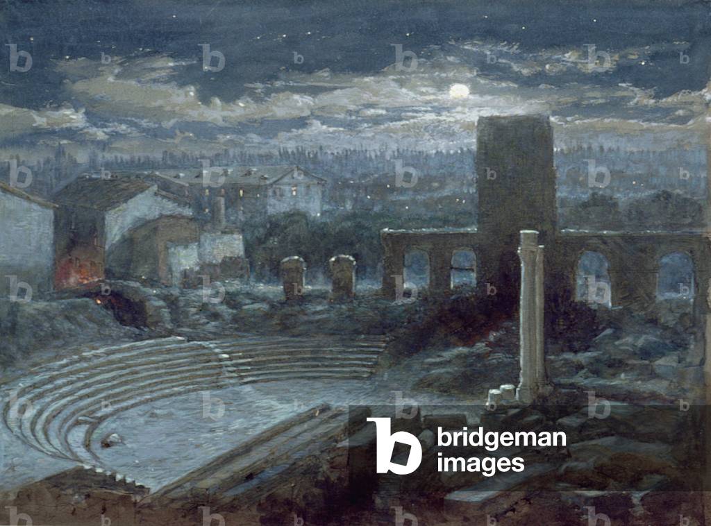 The Roman Theatre, Arles, Moonlight