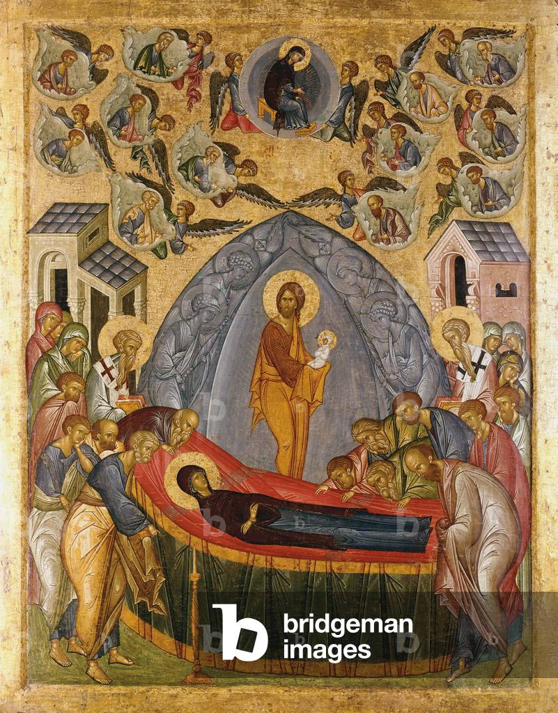 Dormition of the Mother of God, 1500-25 (tempera on wood)
