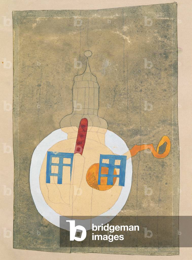 Church Tower, 1936 (tempera on paper)