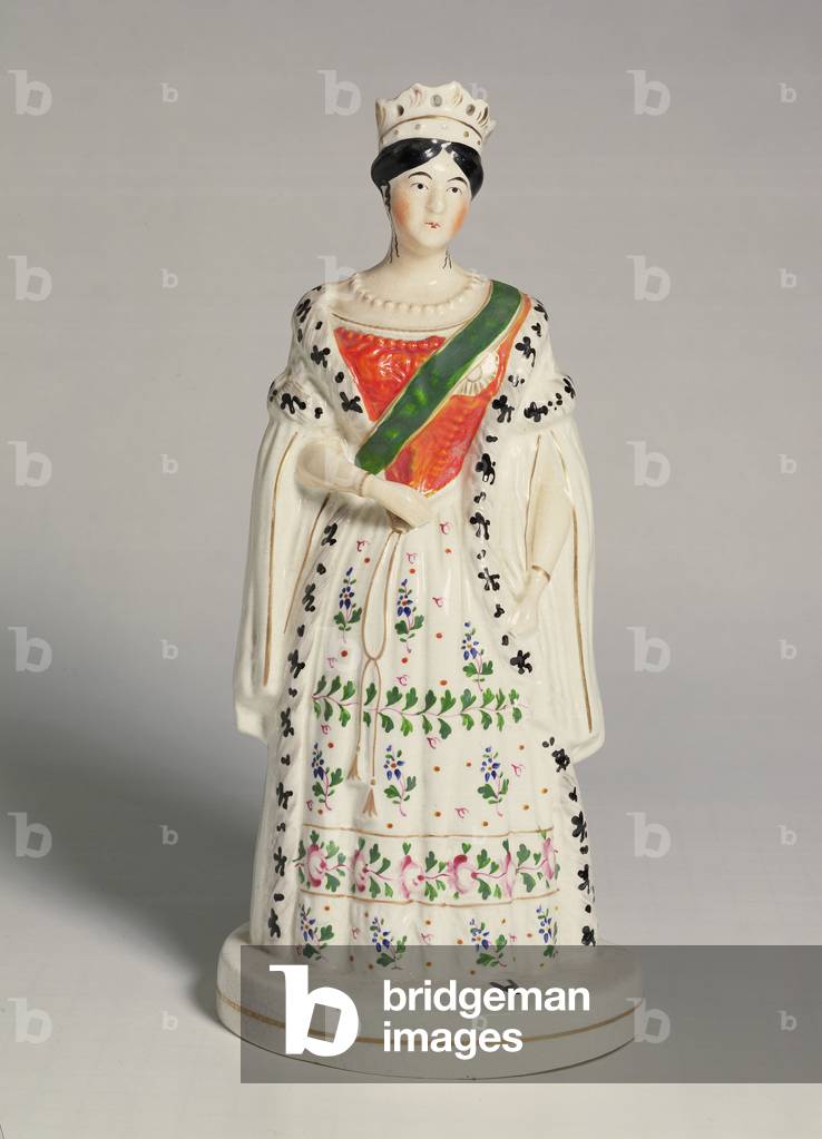 Staffordshire figure of Queen Victoria (1819-1901)