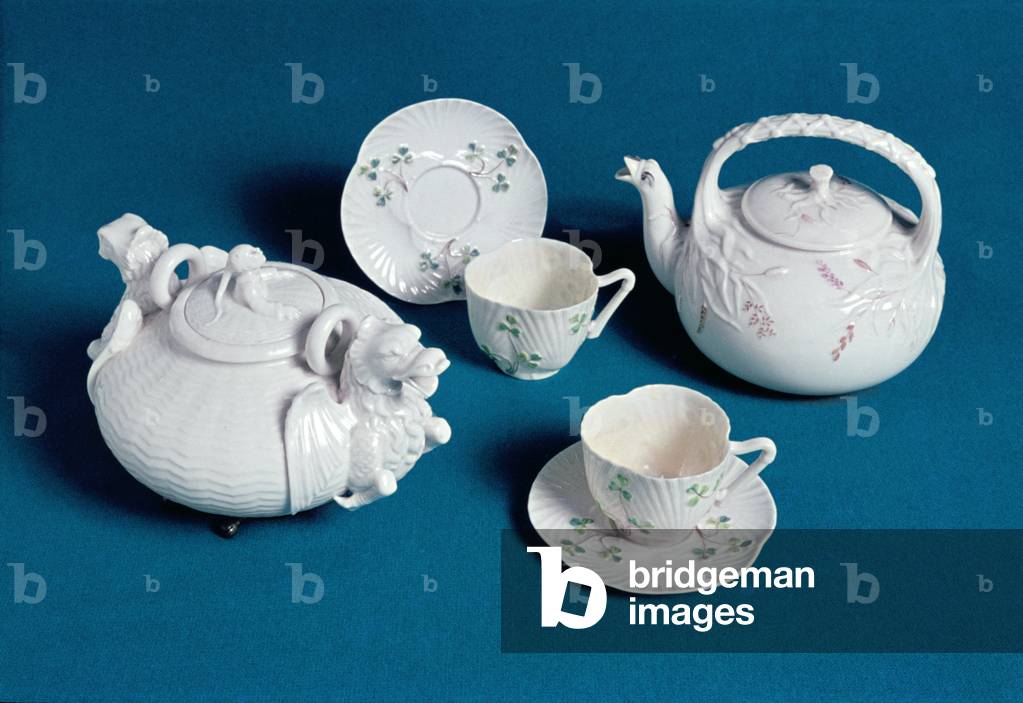 Belleek tea service (porcelain)