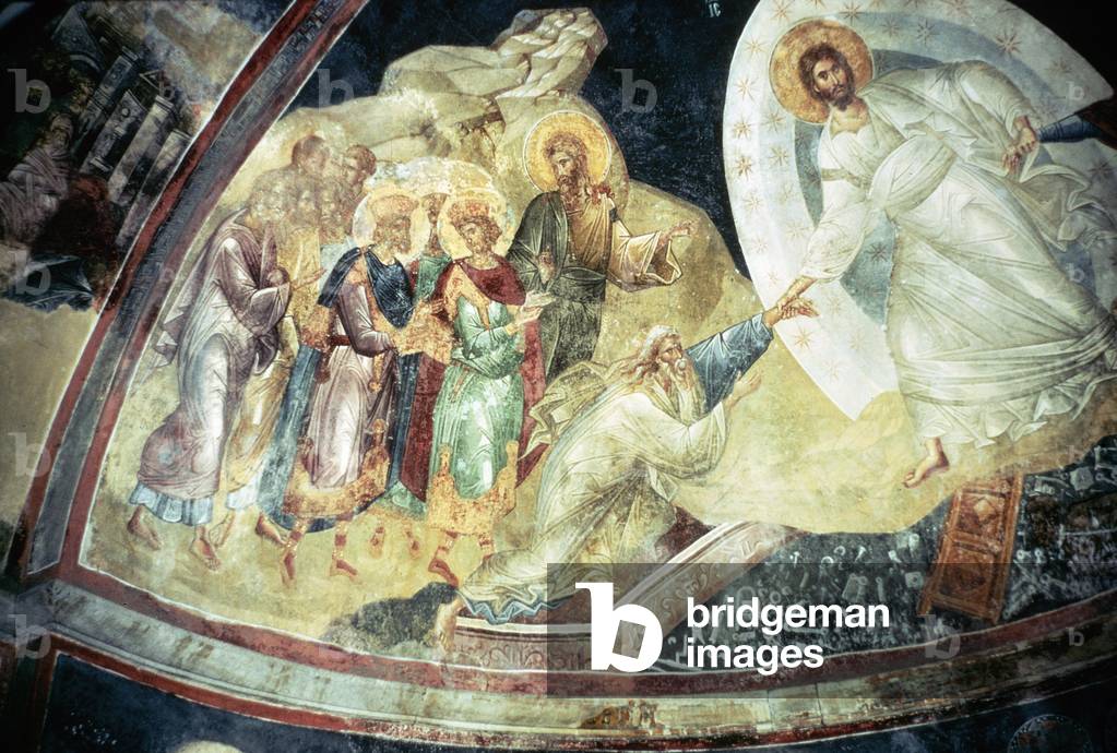 Anastasis in the Parecclesian apse vault, 1310-20 (fresco)