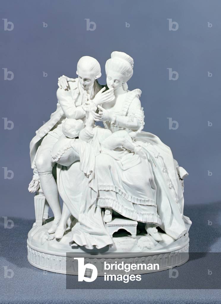 Die glücklichen Eltern, Meißen, um 1770 (Porzellan)