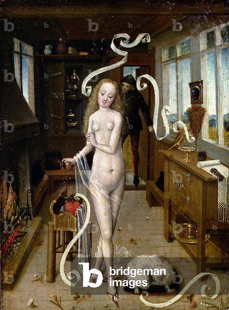 The Love Charm (oil on panel)