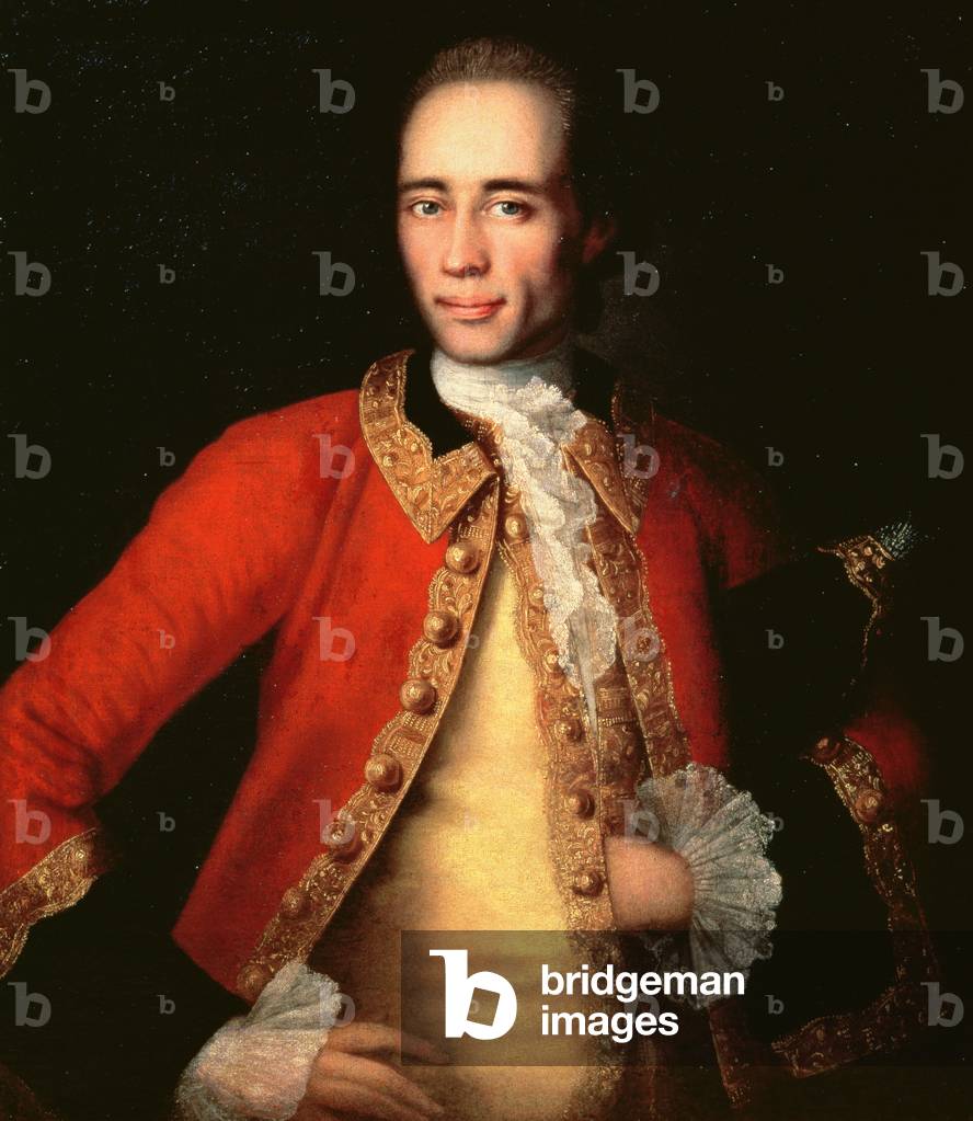 Portrait of Matvey Begichev, 1757 (oil on canvas)