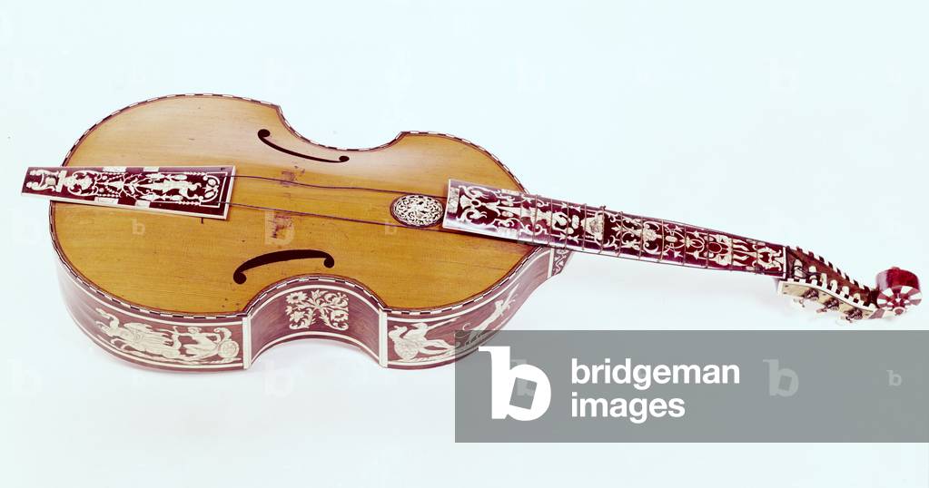 Bass Viol, possibly by Joachim Tiekle, Hamburg, c.1700 (photo)