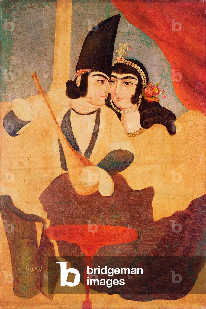 Immagine di Disegno "Cortigiano dalla corte di Shah Abbas", 18th Secolo