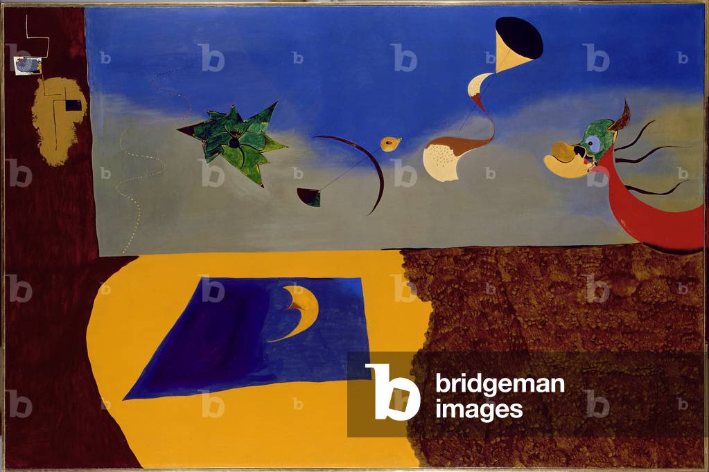 Image of Painting depicting Animated Landscape, 1927 by Joan Miro