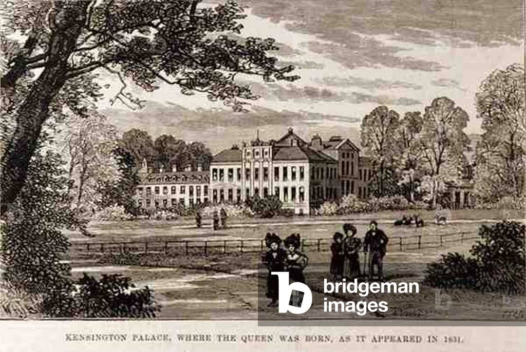 Kensington Palace, where the Queen was Born, as it Appeared in 1831, from 'The Illustrated London News', 19th June 1886 (engraving)