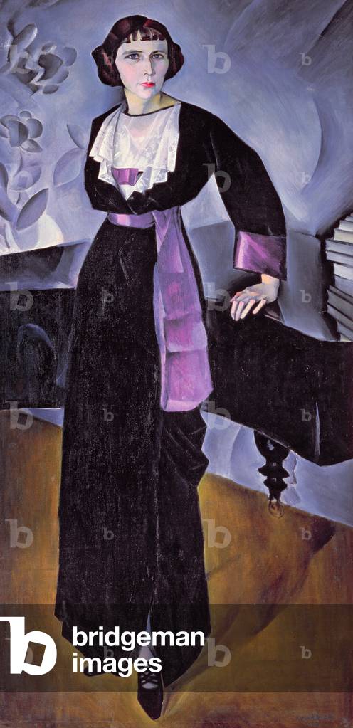 Dame am Klavier, 1913 (öl auf leinwand)