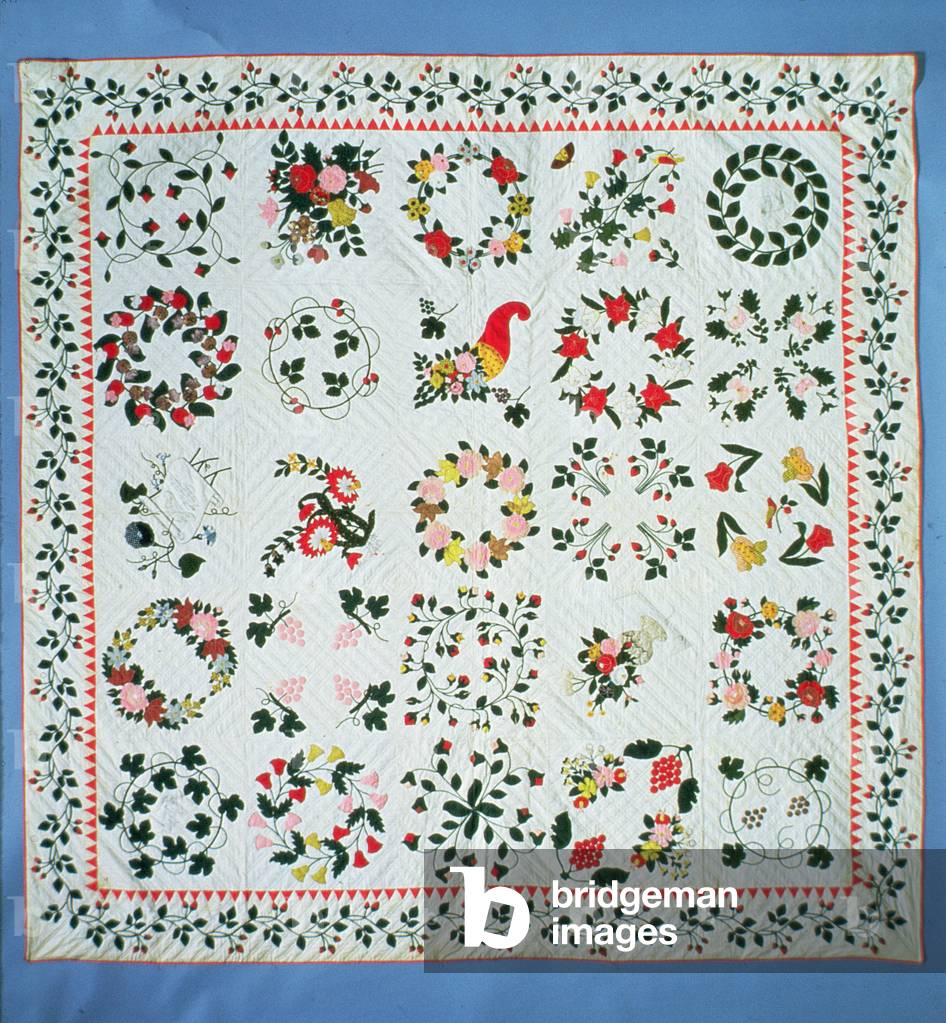 "Trapunta da sposa di Eliza Jane Baile" 1850
