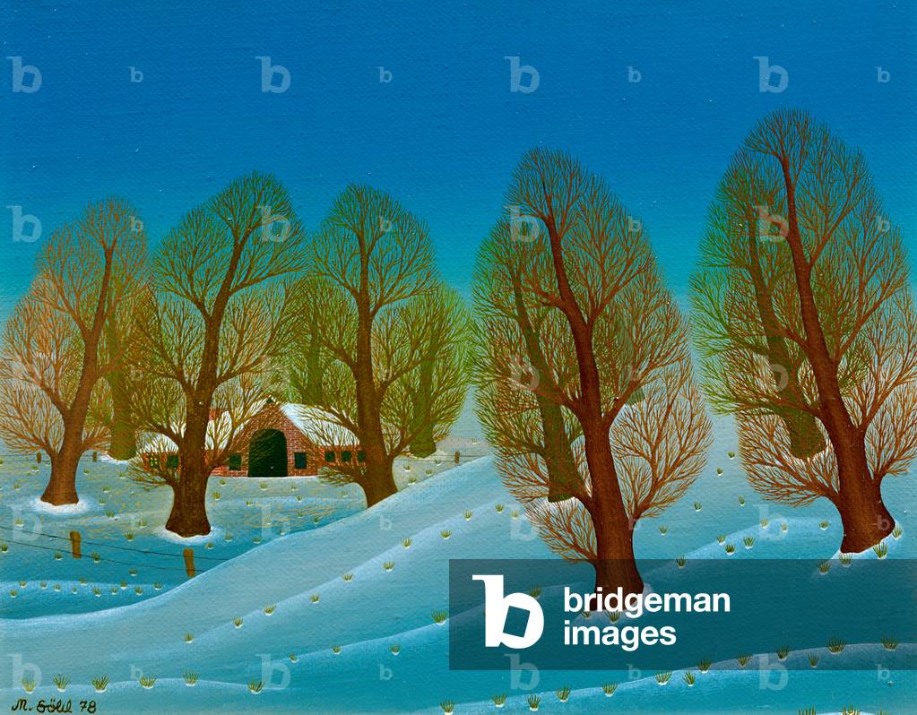 Image of Painting depicting Winter Landscape, 1978 by Manfred Sohl
