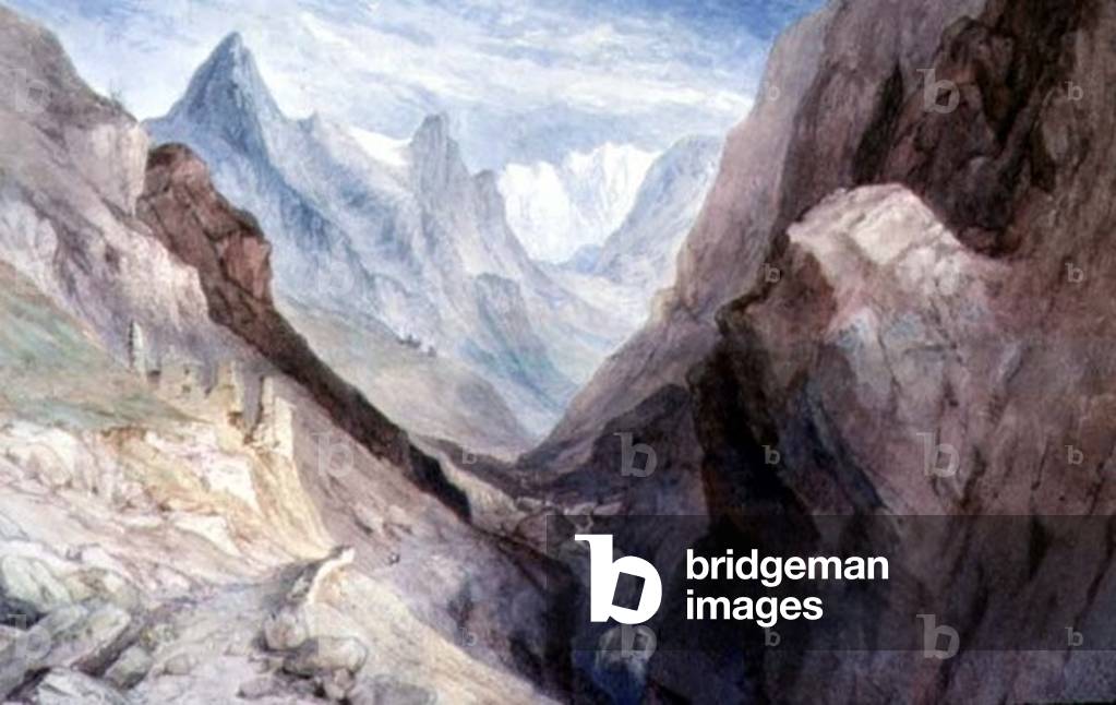 A view of Monte Viso and the Source of the River Po