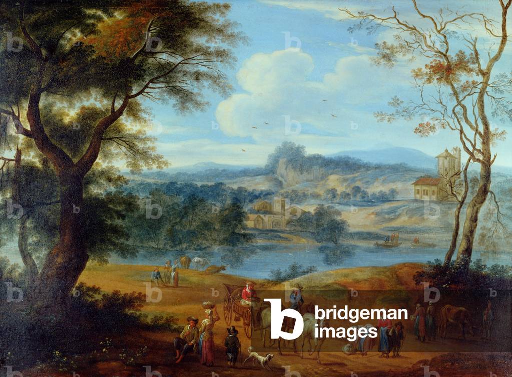 Landscape, c.1700 (oil on canvas)