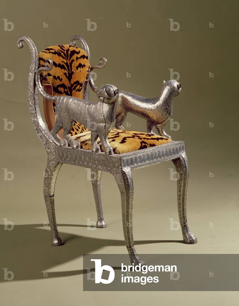 Armchair, Indian, 19th century (silver)