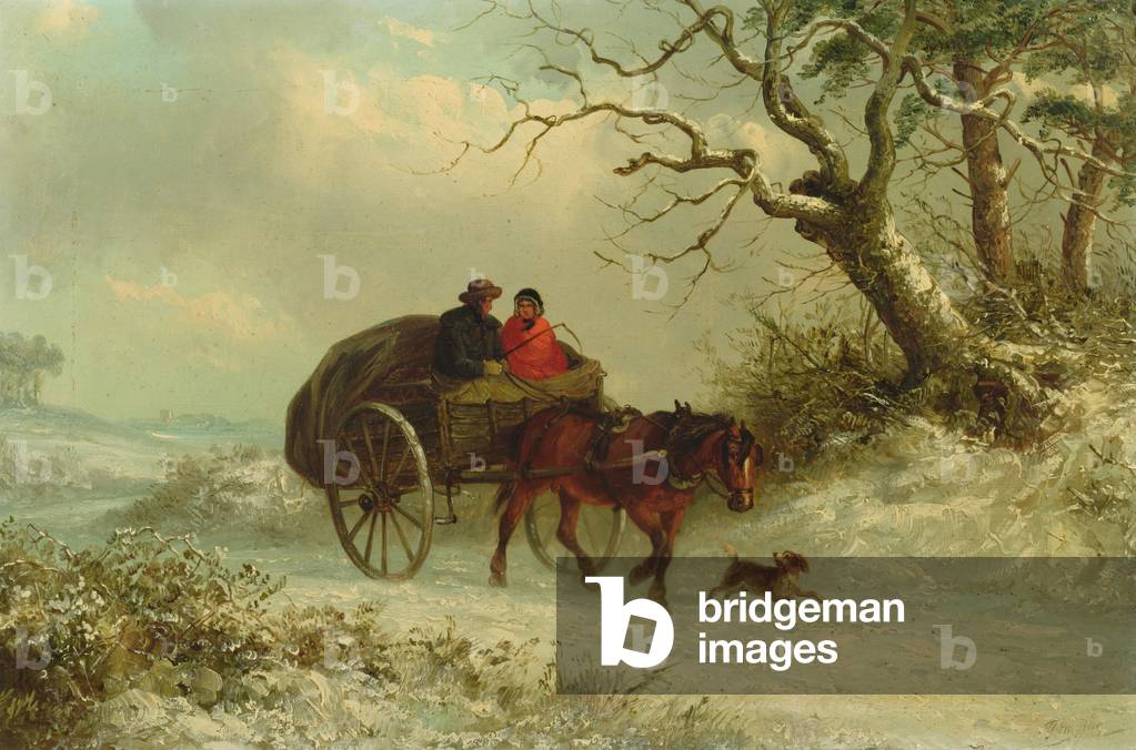 Going to Market in Winter (oil)