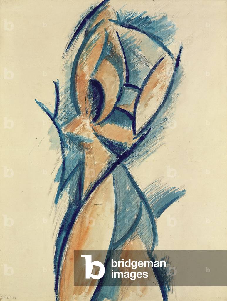 Bild von Zeichnung "Weiblicher Akt" 1907 von Pablo Picasso