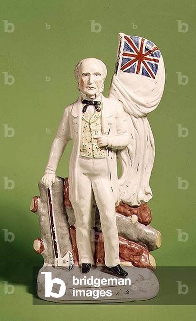 Staffordshire figure of Gladstone, 1873