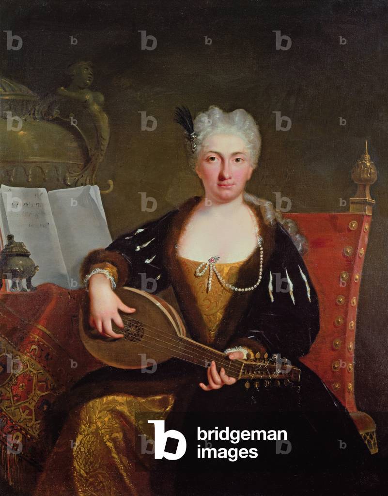 Portrait of Faustina Bordoni, Handel's singer, c.1830 (oil on canvas)