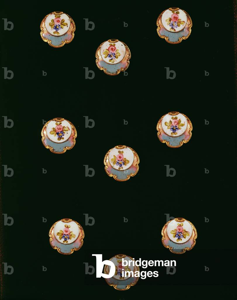 Buttons (enamel) 19th by English Artist