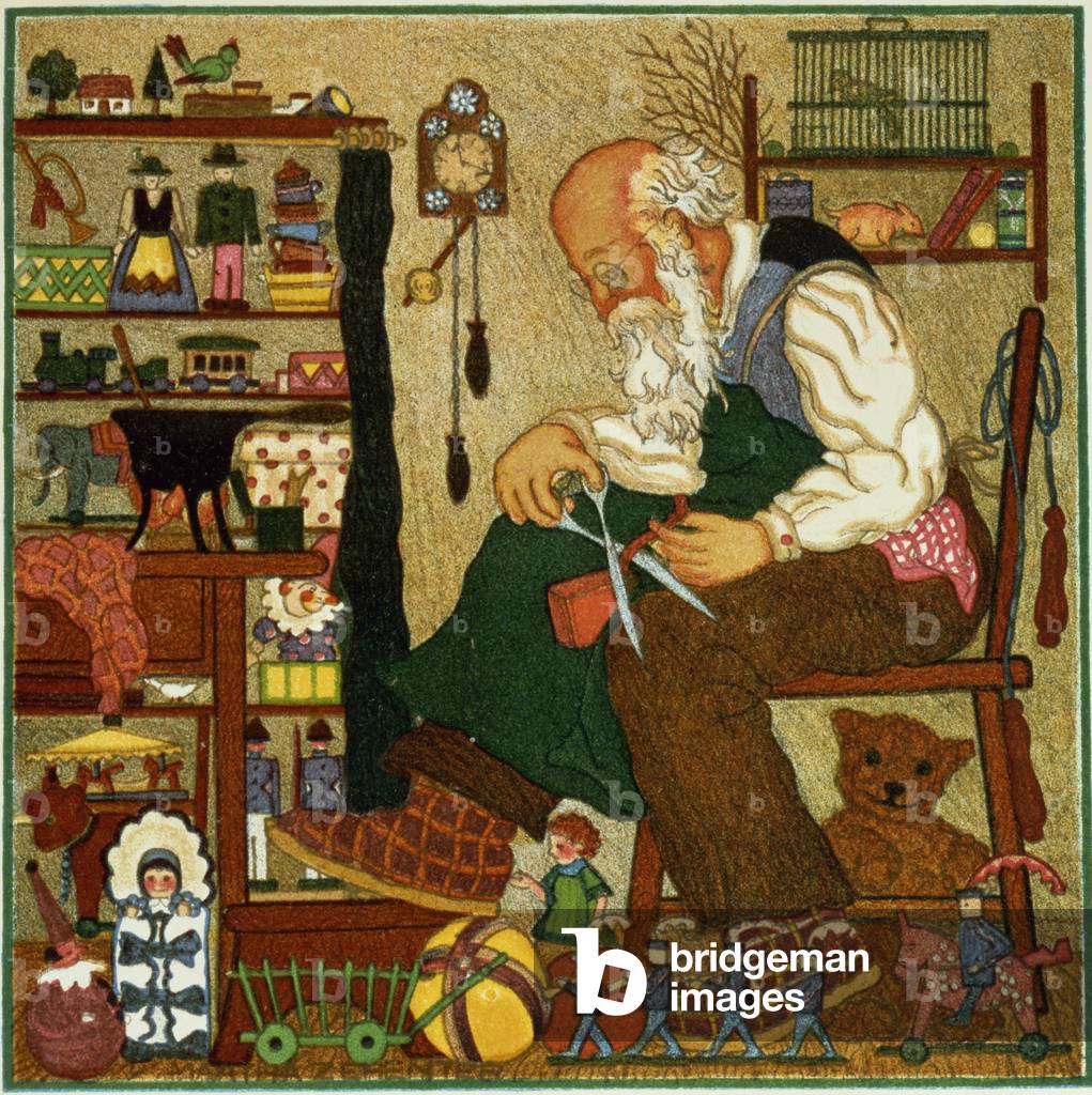 Image of Drawing depicting Toy maker by Marta Zehenter