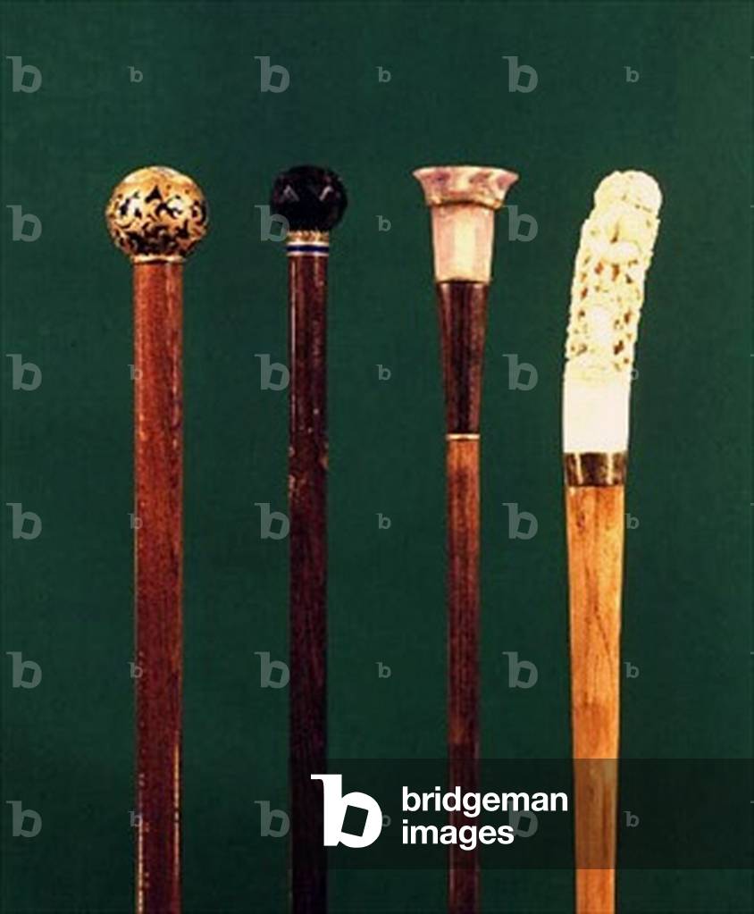 Collection of walking sticks