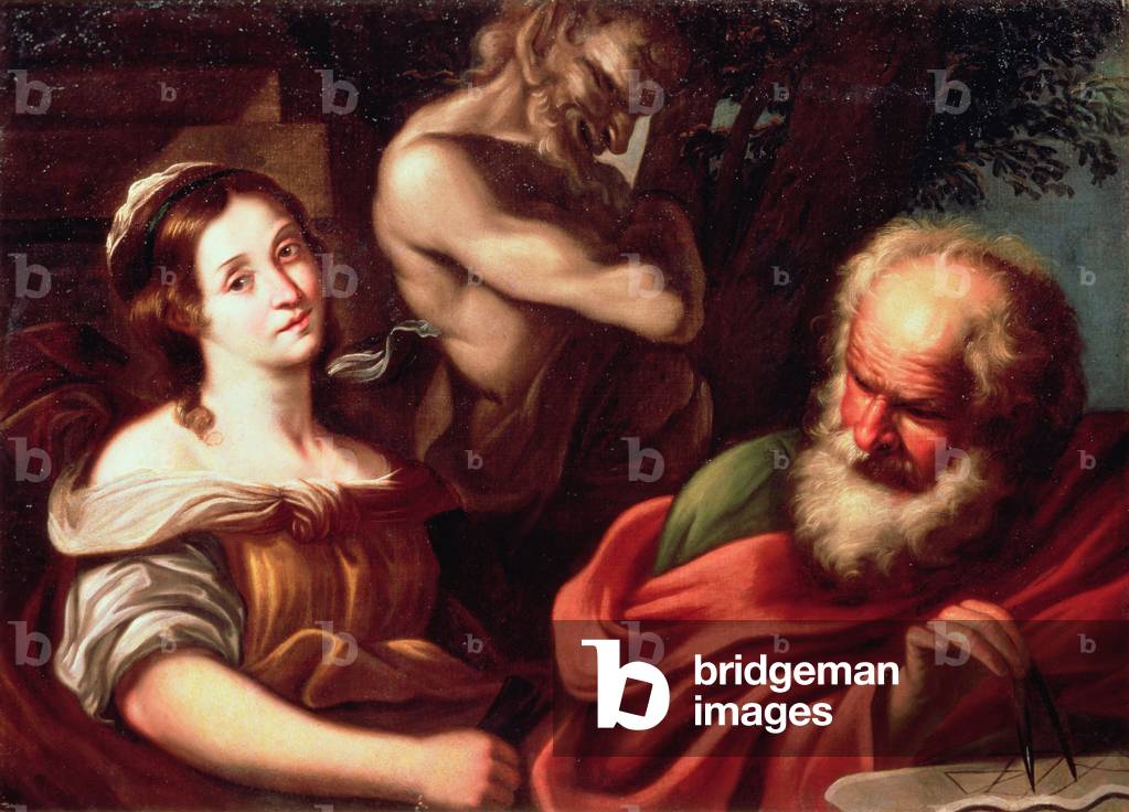 Allegorie der Mathematik (Öl auf Leinwand)