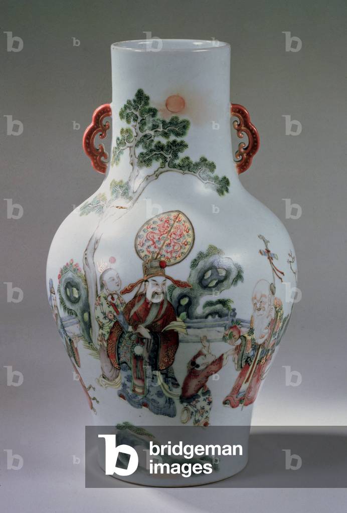 Immagine di Arti decorative "

Vase dipinto in famille rose enamels" 1851 di Chinese School