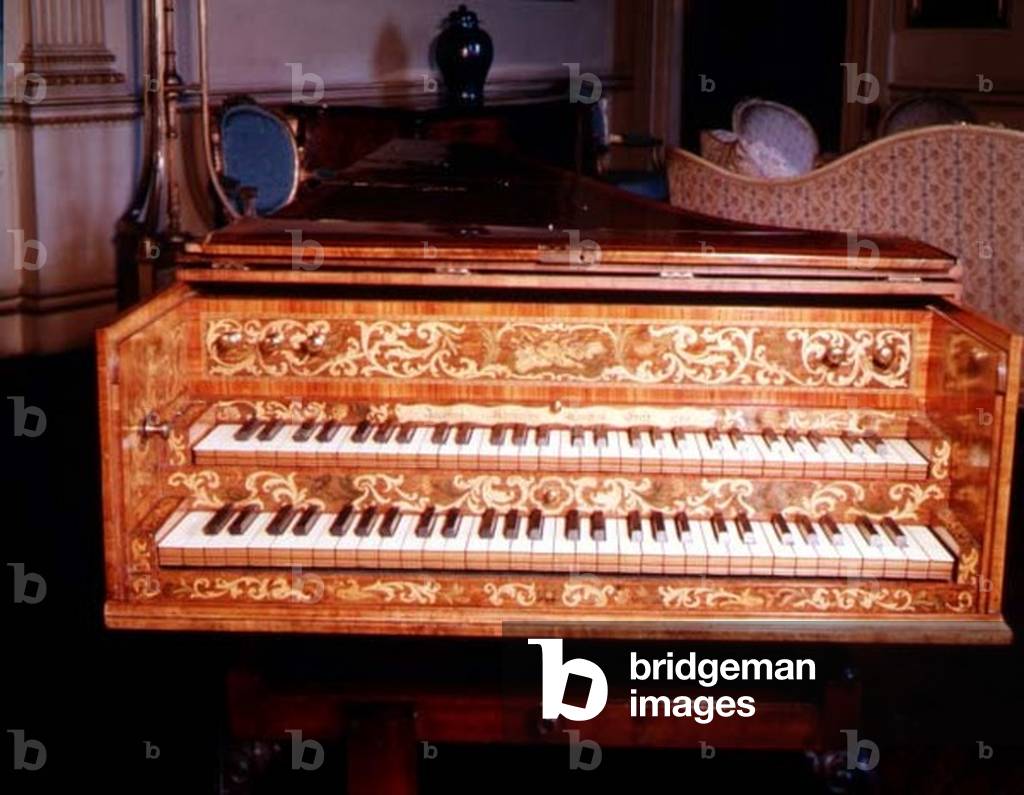 Harpsichord, by Jacob Kirckman, English, 1766 (photo)