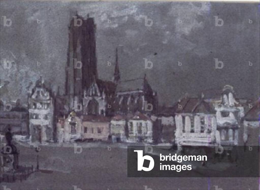 Malines (w/c on paper)