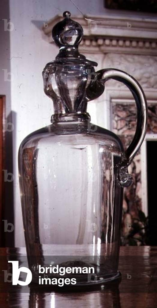 Decanter jug, Ravenscroft, c.1680 (glass)