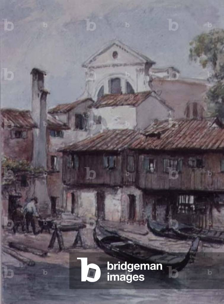 Shipyard near the Church of San Trovaso, Venice