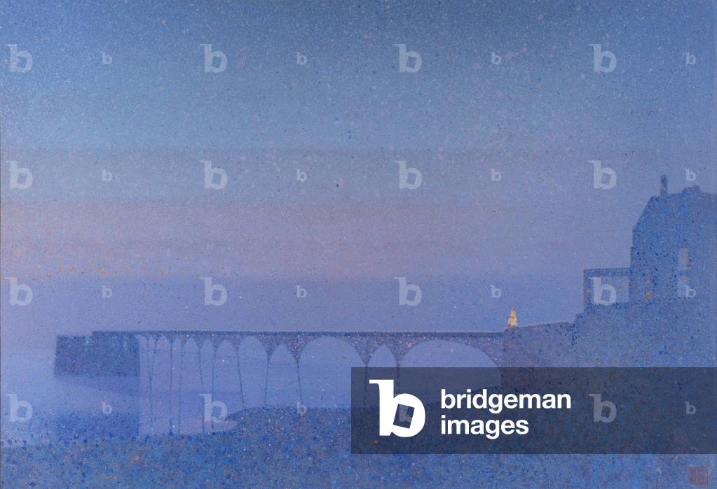 Christmas Tree on Clevedon (oil on canvas)