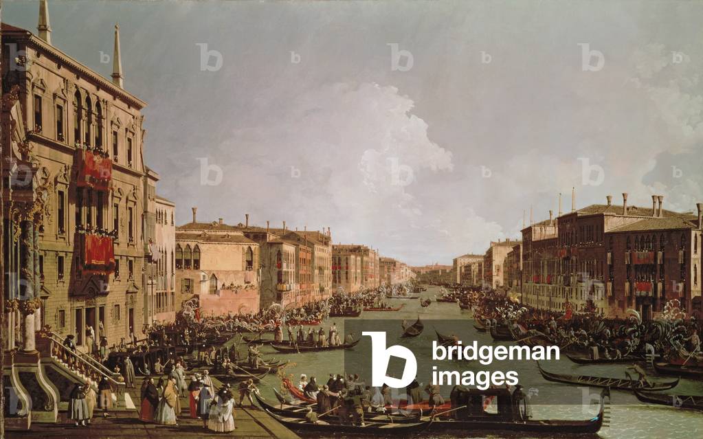 A Regatta on the Grand Canal, c.1735 (oil on canvas)