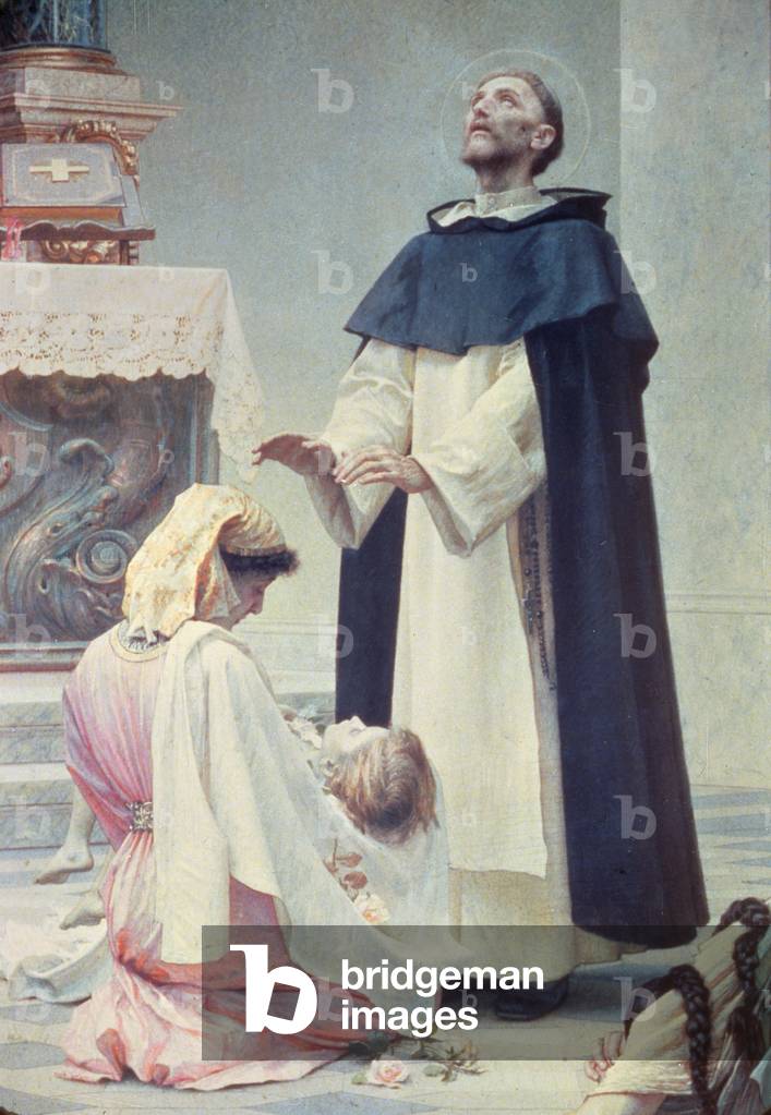 "Hl. Dominikus", 19. Jahrhundert von Vlaho Bukovac