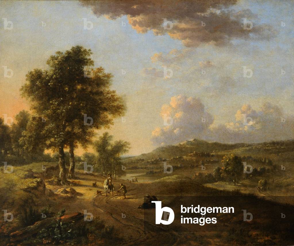 Landscape, the Mendicant (oil on canvas)