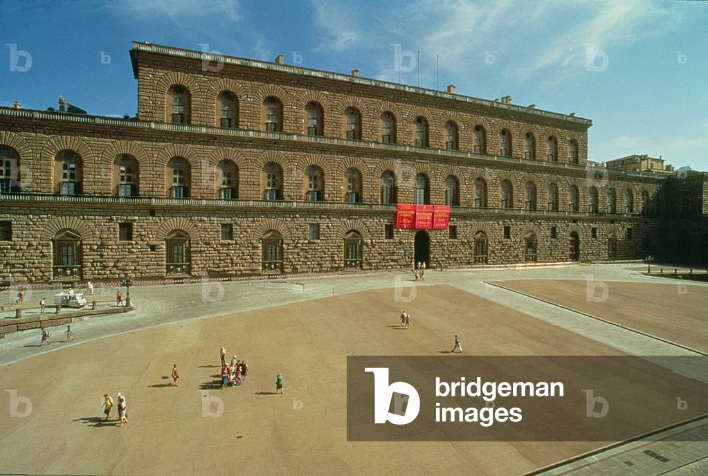 View of the facade, designed by Filippo Brunelleschi (1377-1446) and constructed after his death, possibly by 